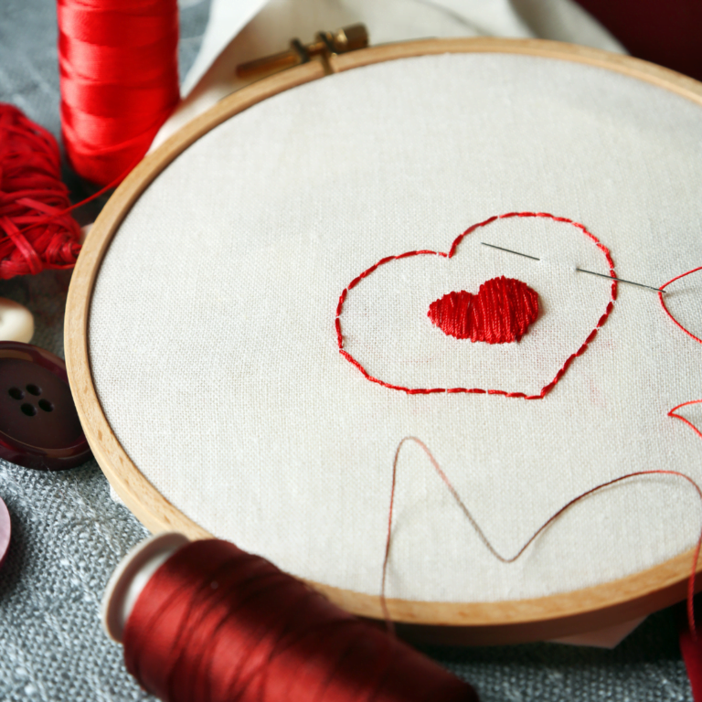 Qixi Chinese Valentine’s Day Embroidery Handkerchief Workshop