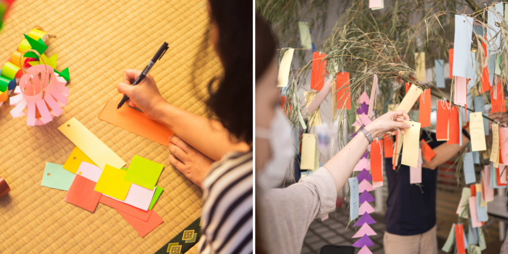 Japanese tanabata festival