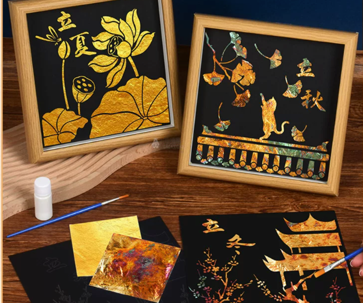 Gold foil printing