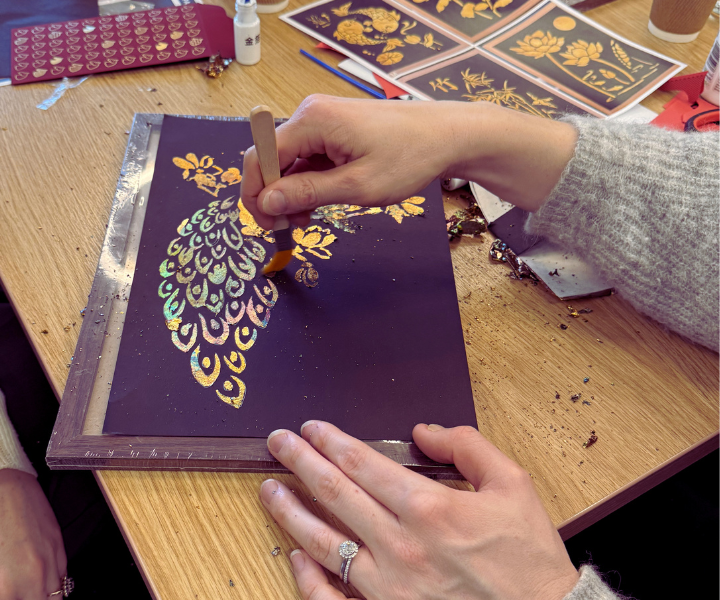 Gold foil printing